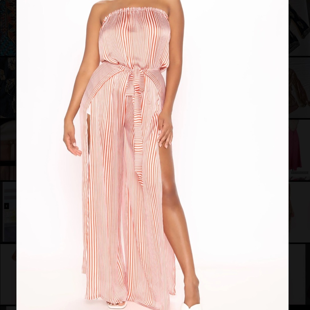 Striped Jumpsuit
